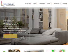 Tablet Screenshot of maler-vogt.net